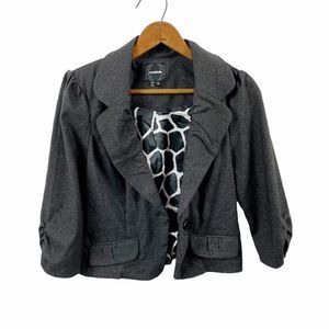 My Michelle Ruffle Sleeve Blazer Size Medium